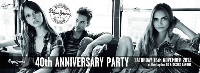 PEPE JEANS LONDON 40th Anniversary Party - 2014 Spring Summer & Red Bull Racing Collection -